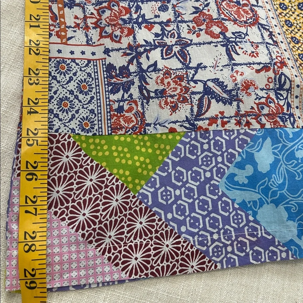 Anthropologie Letmebe Overalls Women’s Medium Patchwork Bohemian Jumper NWT - Picture 11 of 16